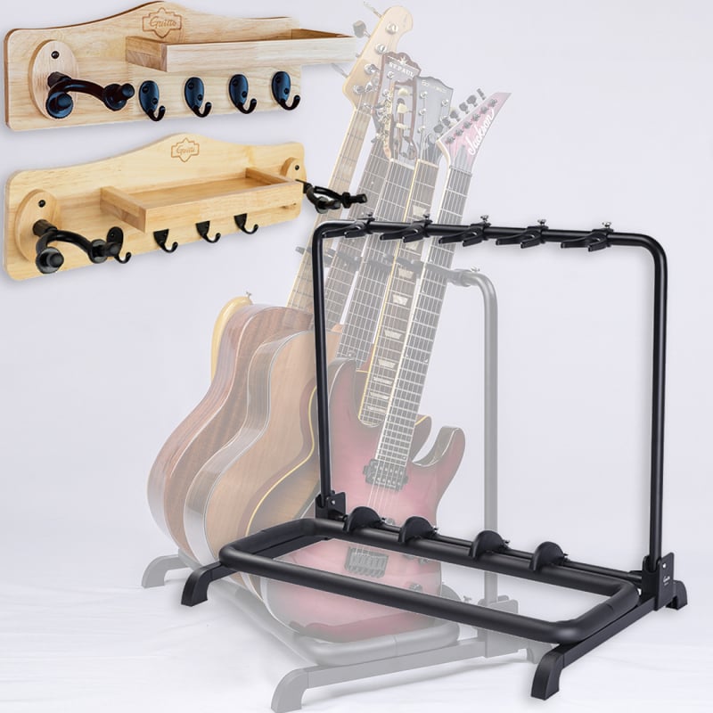 JOYO ģitāras statīvs GGS-06~11, daudzrindu vertikālais grīdas statīvs, tērauda caurule + ABS plastika