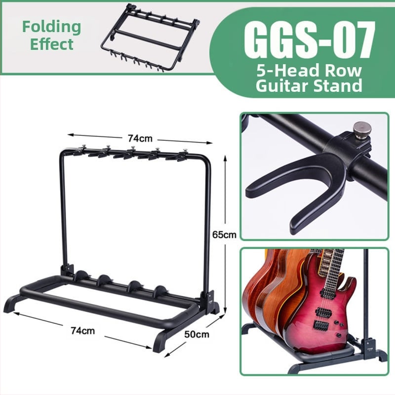 JOYO ģitāras statīvs GGS-06~11, daudzrindu vertikālais grīdas statīvs, tērauda caurule + ABS plastika