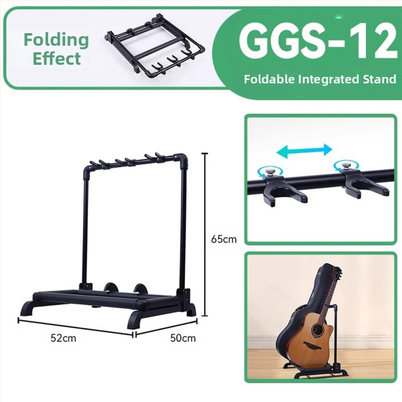 JOYO ģitāras statīvs GGS-06~11, daudzrindu vertikālais grīdas statīvs, tērauda caurule + ABS plastika