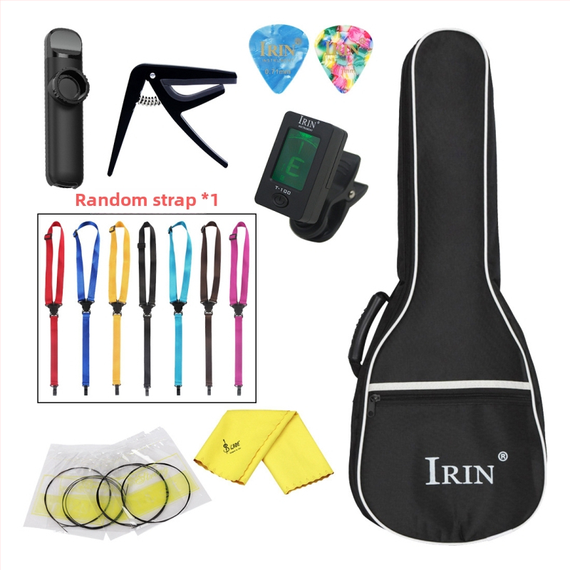 IRIN ukulele από ξύλο καρυδιάς — μοντέλα UK2360/UK2660/UK2170, κατάλληλο για αρχάριους, συσκευασία σε ταψί