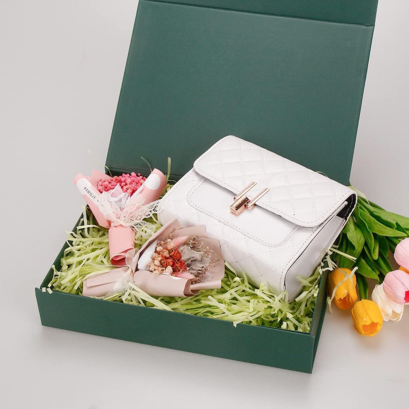 Összecsukható ajándékdoboz mágneses zárással, Eredet: Jingdezhen, Anyag: Dupla rézpapír, Márka: Walin, Tolerancia: 0,1 cm, Feldolgozás: Bump, Stílus: Light Luxury