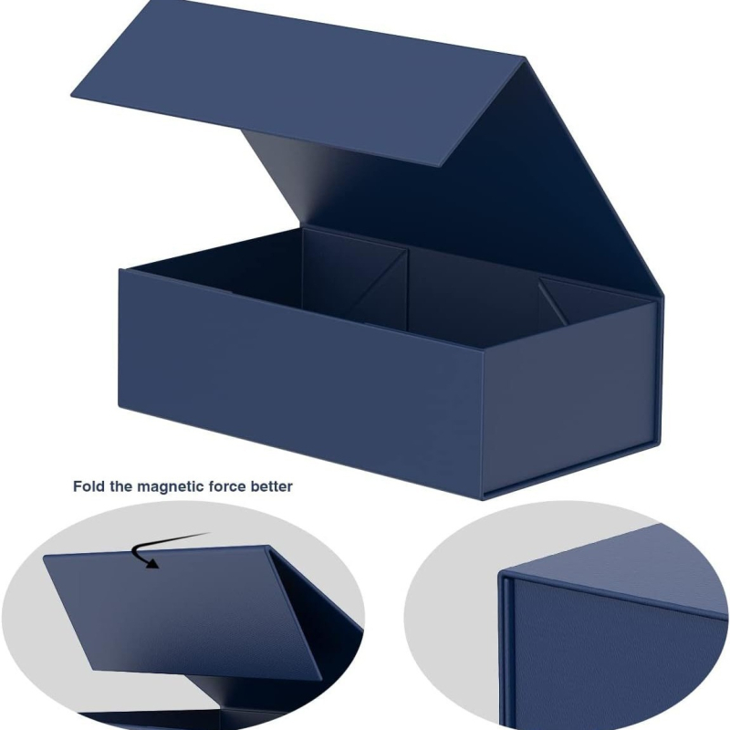 Összecsukható ajándékdoboz mágneses zárással, Eredet: Jingdezhen, Anyag: Dupla rézpapír, Márka: Walin, Tolerancia: 0,1 cm, Feldolgozás: Bump, Stílus: Light Luxury