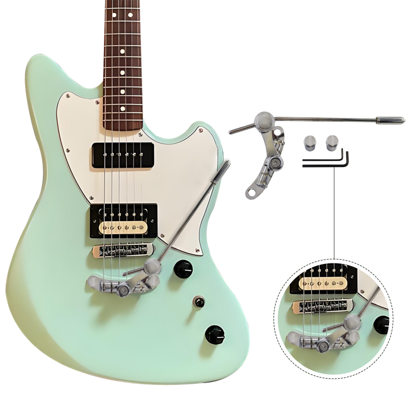 Intai elektromos gitár tremoló híd – ötvözet, modell RK01, kód RK08, DIY módosítási kiegészítő