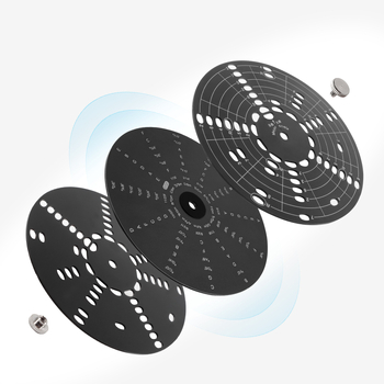 Plagát teórie hudby pre gitaru s kruhom kvint, akordy a notový zápis; hliníková zliatina, model RMT-A, Rockhouse, balenie látková taška + papierová krabička