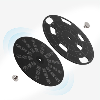 Plagát teórie hudby pre gitaru s kruhom kvint, akordy a notový zápis; hliníková zliatina, model RMT-A, Rockhouse, balenie látková taška + papierová krabička