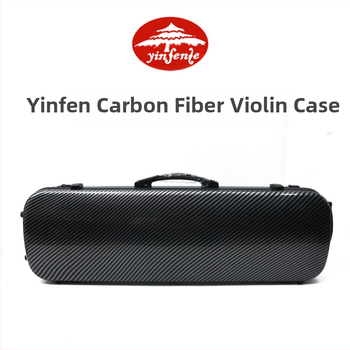 Кейс за цигулка - ултралек карбоново влакно, заключване и хигрометър, подплата от велур