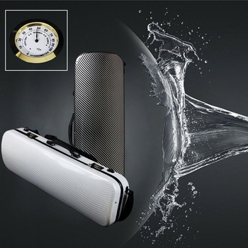 Кейс за цигулка - ултралек карбоново влакно, заключване и хигрометър, подплата от велур