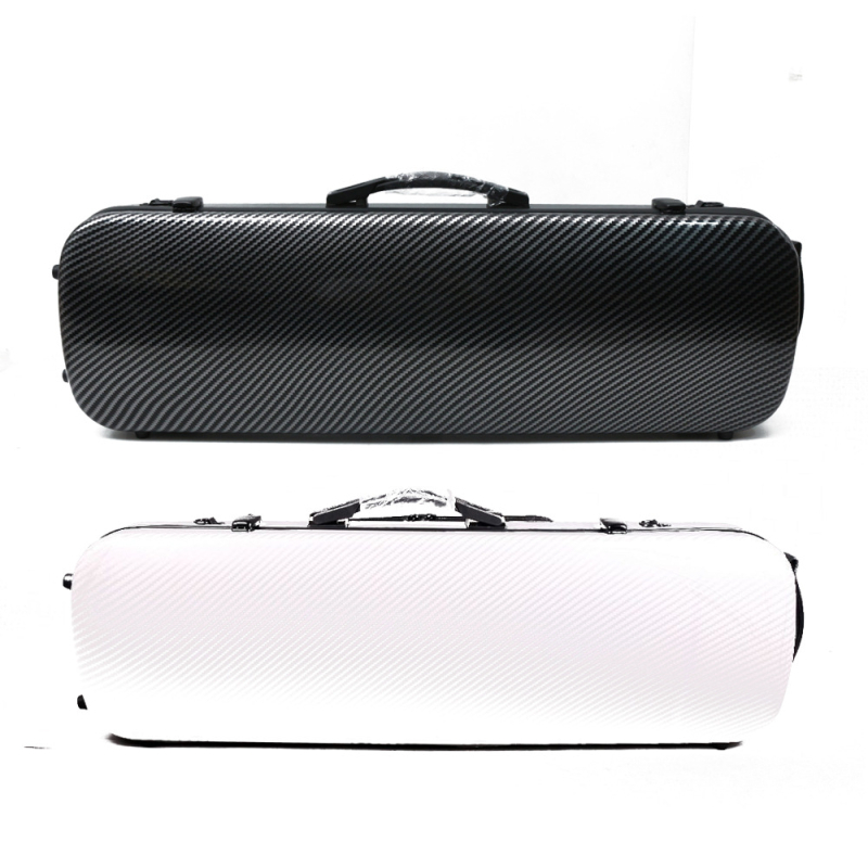 Кейс за цигулка - ултралек карбоново влакно, заключване и хигрометър, подплата от велур