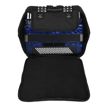 Akkordtáska IN-107, vízálló Oxford szövet és rugalmas gumi, hangszerhez (Modell: IN-107; Anyag: vízálló Oxford szövet + rugalmas gumi; Használat: hangszer)