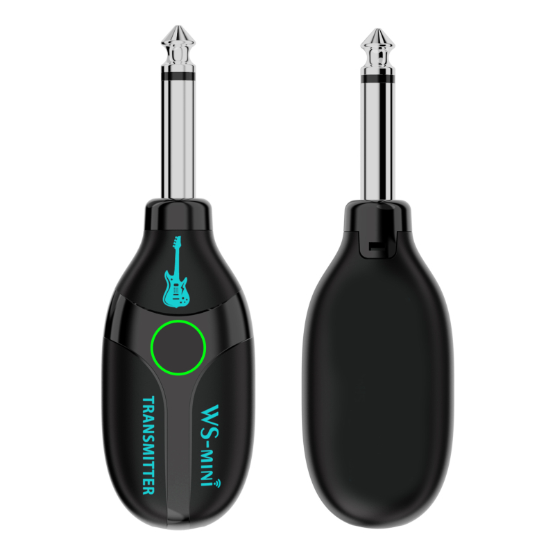 Gitárhoz vezeték nélküli mini adó-vevő — jamjum WS-MINI, hordozható energiaellátás, hangszer kiegészítő