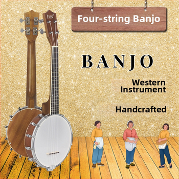 IRIN τετράχορδο μπαντζό, χειροποίητο BJ-605 για εξάσκηση