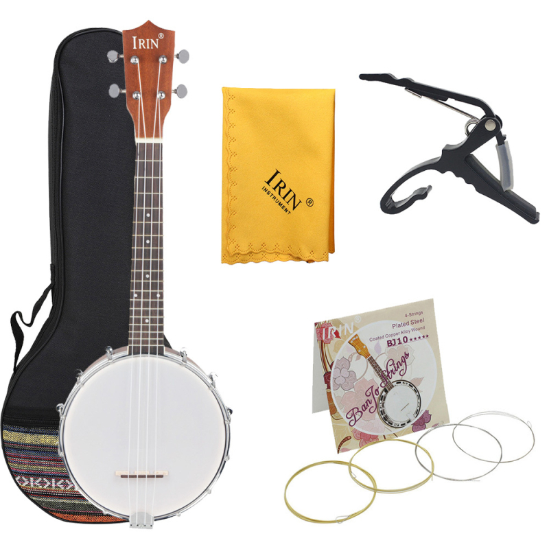 IRIN τετράχορδο μπαντζό, χειροποίητο BJ-605 για εξάσκηση