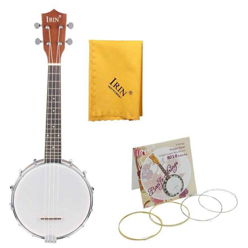 IRIN τετράχορδο μπαντζό, χειροποίητο BJ-605 για εξάσκηση