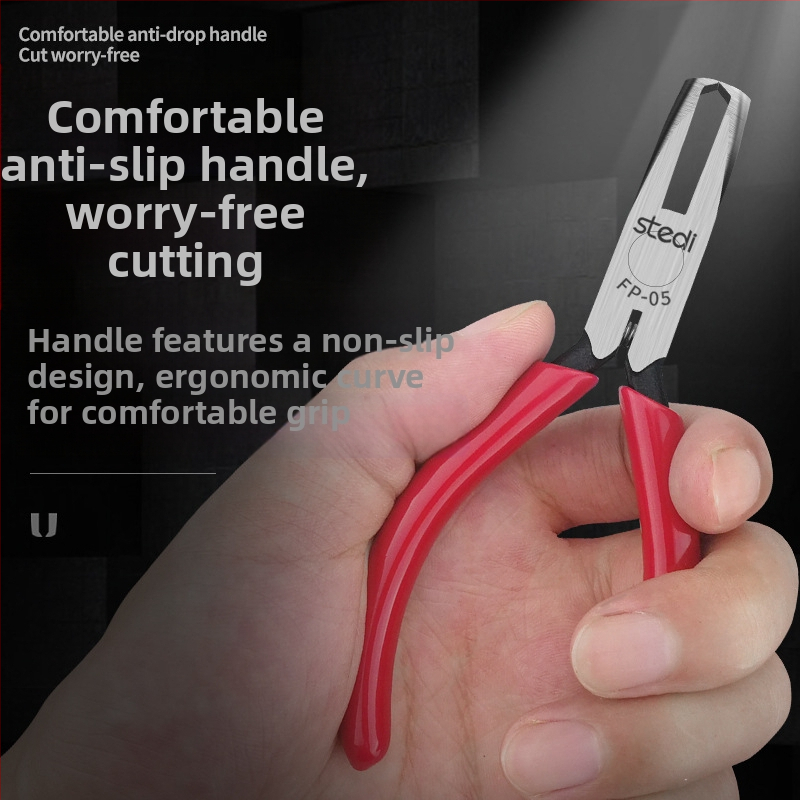 Sitli antimagnetne elektroničke kliješta – ravne čeljusti, tanke usta, ravna glava