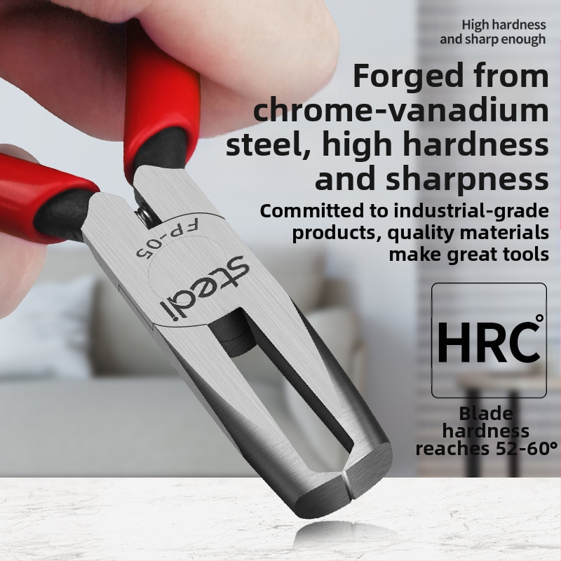 Sitli antimagnetne elektroničke kliješta – ravne čeljusti, tanke usta, ravna glava