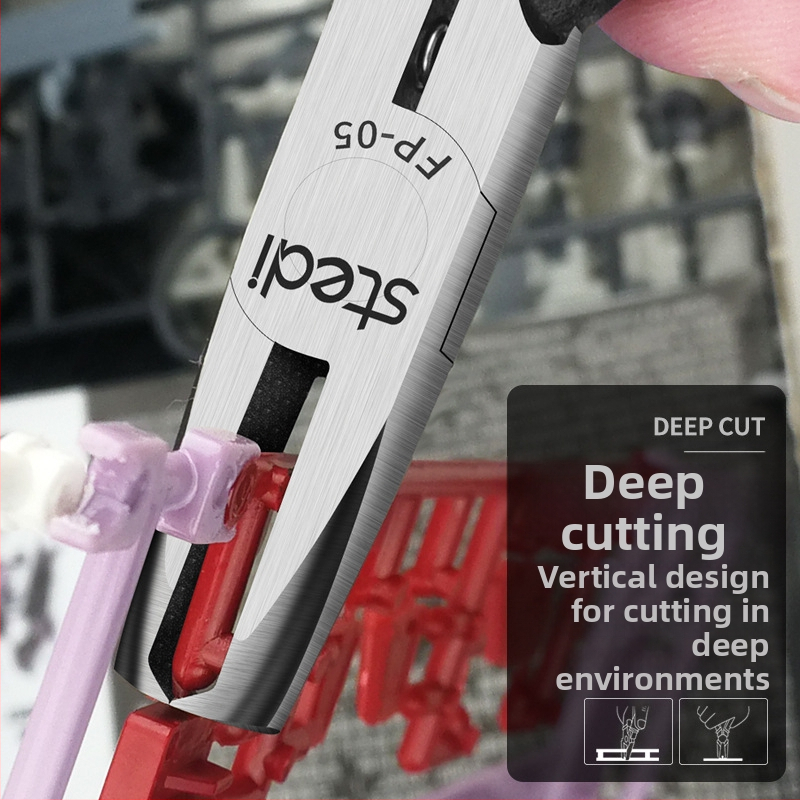 Sitli antimagnetne elektroničke kliješta – ravne čeljusti, tanke usta, ravna glava