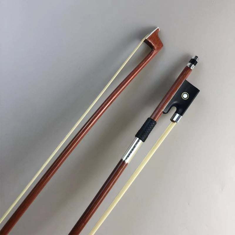 Τόξο βιολιού από σανδαλόξυλο και τρίχες αλόγου, μάρκα Long Jump, για μουσικά όργανα