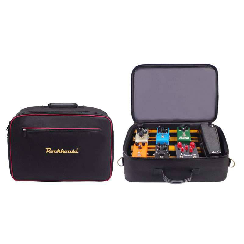 Back Wave Instrumental Music θήκη pedalboard, μονοκόμματη θήκη για πετάλια, φοριέται ως χέρι ή ως σακίδιο, κατάλληλη για εξαρτήματα μουσικών οργάνων