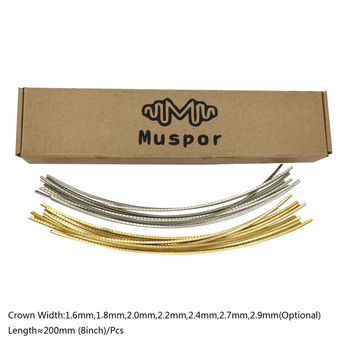 Muspor Guitar Fret Wire — 10-darab, Cupronickel/Brass, tálcás csomagolás, 95 g