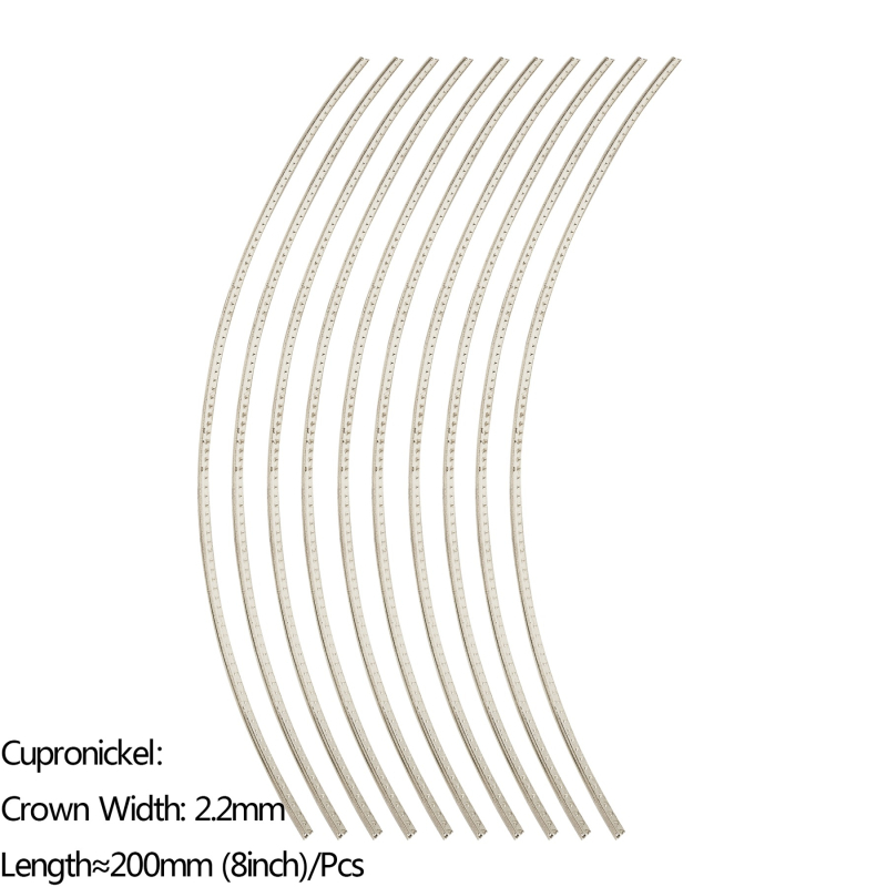 Muspor Guitar Fret Wire — 10-darab, Cupronickel/Brass, tálcás csomagolás, 95 g