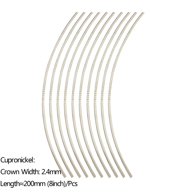 Muspor Guitar Fret Wire — 10-darab, Cupronickel/Brass, tálcás csomagolás, 95 g