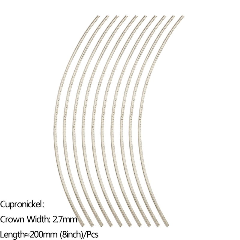 Muspor Guitar Fret Wire — 10-darab, Cupronickel/Brass, tálcás csomagolás, 95 g