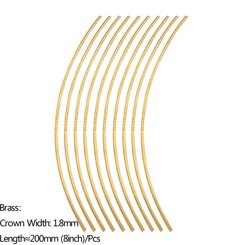 Muspor Guitar Fret Wire — 10-darab, Cupronickel/Brass, tálcás csomagolás, 95 g