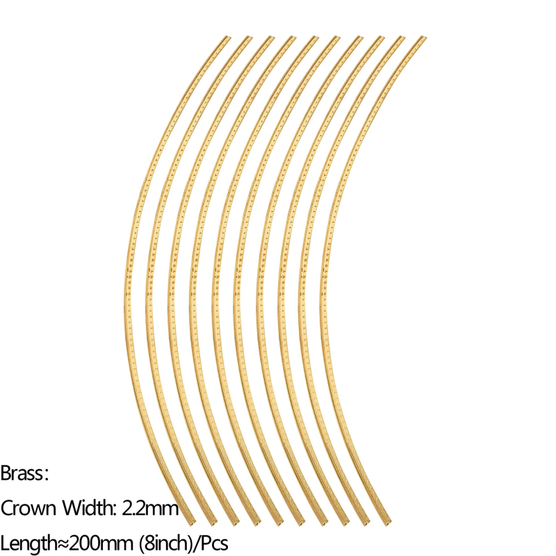 Muspor Guitar Fret Wire — 10-darab, Cupronickel/Brass, tálcás csomagolás, 95 g