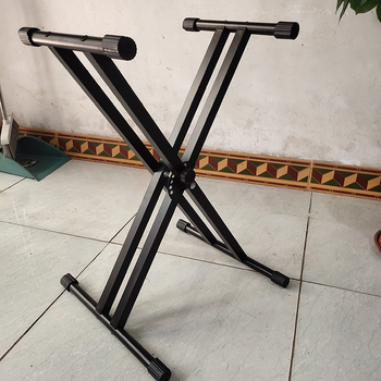 Συρόμενη βάση ηλεκτρονικού οργάνου με μικρές παράλληλες μπάρες, αποσπώμενο στήριγμα τύπου Χ