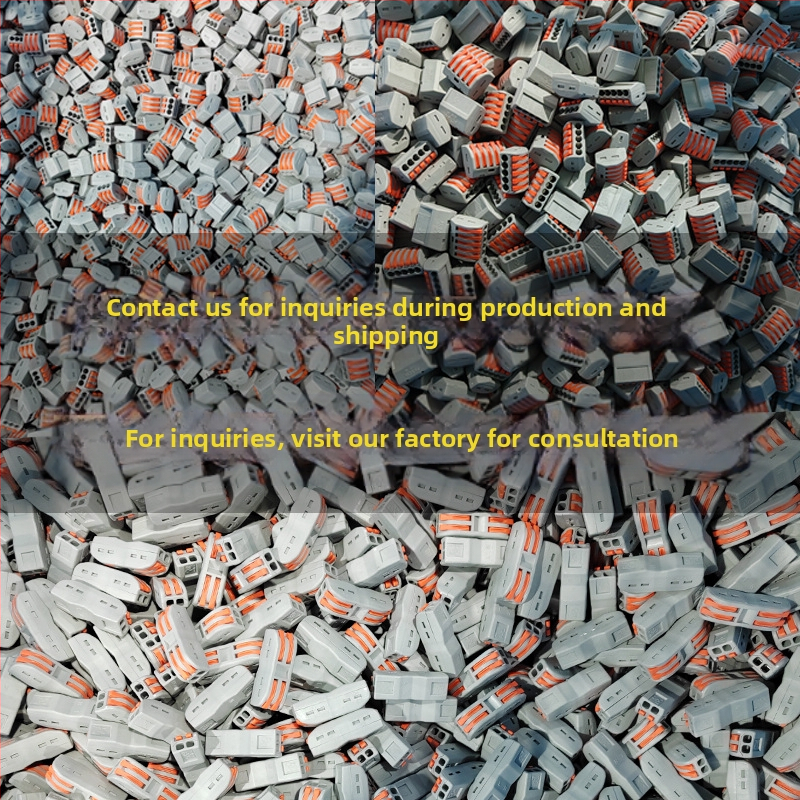 Feide Electric комплект от 227 части за клемни блокове с гъвкави и твърди проводници, универсален комплект в кутия