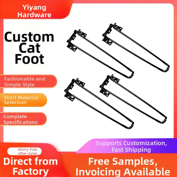 Összecsukható asztallábak, vasból, U-alakú leválasztható kivitel, testreszabható modell, alkalmas nappaliba, hálószobába és kültérre, modern minimalista stílus