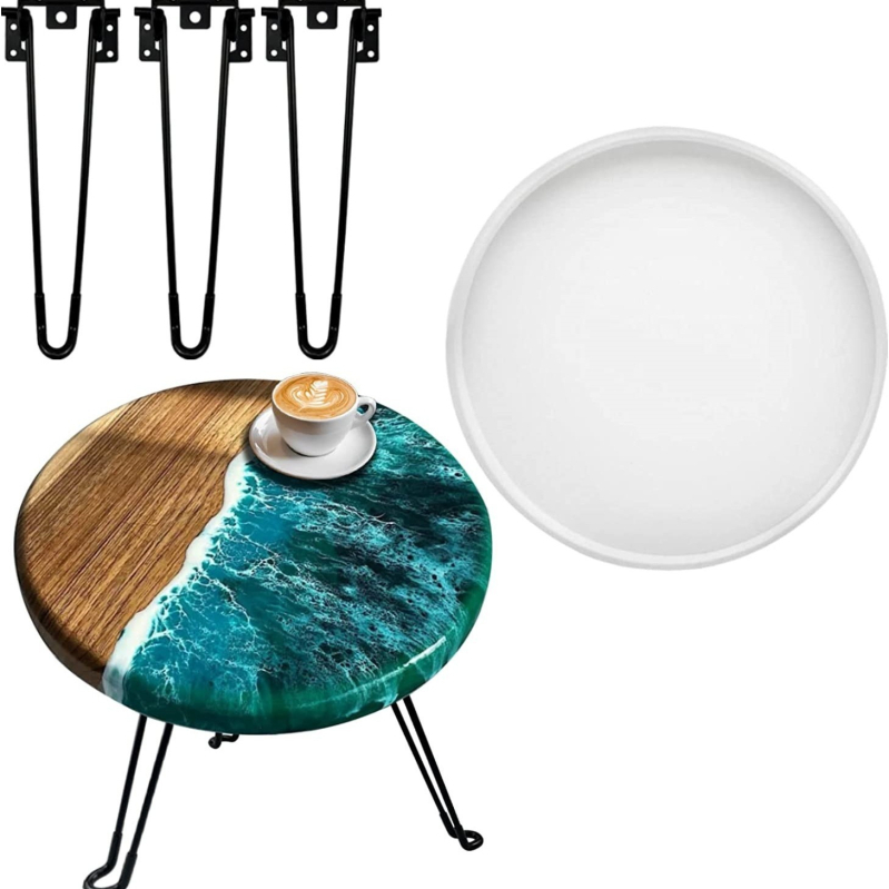 Összecsukható asztallábak, vasból, U-alakú leválasztható kivitel, testreszabható modell, alkalmas nappaliba, hálószobába és kültérre, modern minimalista stílus