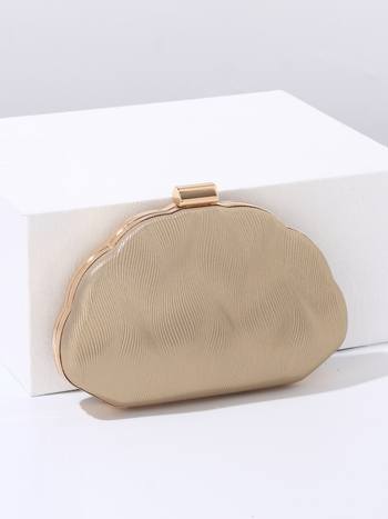 Вечерна PU чанта Xu Fei с форма на черупка, клатч с ключалка, подплата полиестер