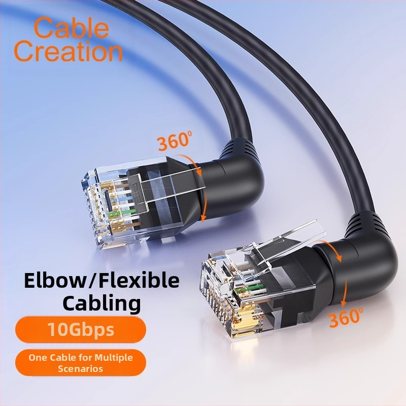 Cat6A μη θωρακισμένο Ethernet καλώδιο για οικιακό δίκτυο, καθαρός χαλκός, υψηλή ταχύτητα, CAT6A συνδετήρες, κατάλληλο για δρομολογητή