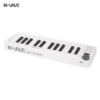 M-VAVE SMK-25 MINI MIDI kontroler tipkovnice, prenosivo ABS kućište, 25 tipki