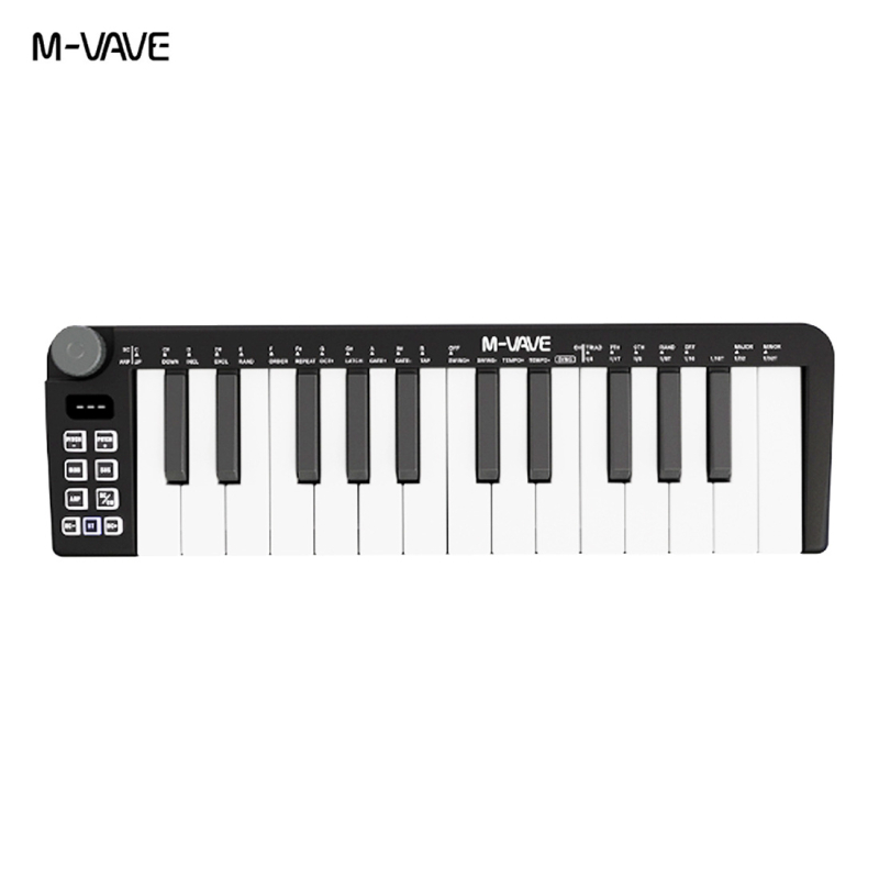 M-VAVE SMK-25 MINI MIDI kontroler tipkovnice, prenosivo ABS kućište, 25 tipki