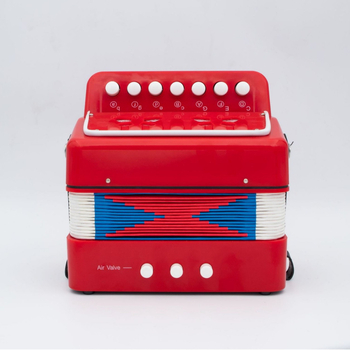 KONGSHENG 7-ключов преносим клавирен акордеон с 2 баса, 16-гласова полифония, 100 тембъра, 11–50 демонстрационни песни