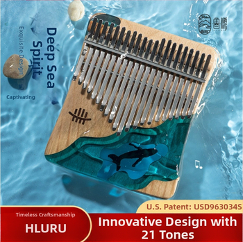 Kalimba με πλάκα 21 τόνων, μοντέλο Hluru Class B υψηλής ποιότητας, επαγγελματική συσκευασία