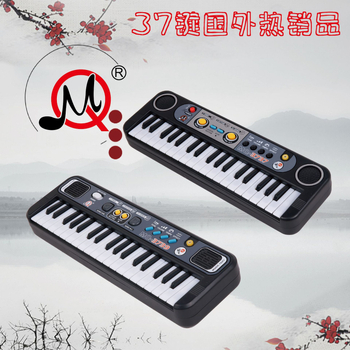 MQ Plastmasas elektroniskā klaviatūra bērniem ar mikrofonu – daudzfunkcionāla izglītojoša rotaļlieta vecuma 4–6 gadi