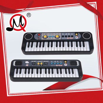 MQ Plastmasas elektroniskā klaviatūra bērniem ar mikrofonu – daudzfunkcionāla izglītojoša rotaļlieta vecuma 4–6 gadi