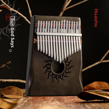 Kalimba Huashu (πιάνο με δάχτυλο) - 17 ήχοι, σφενδάμι, όργανο για αρχάριους