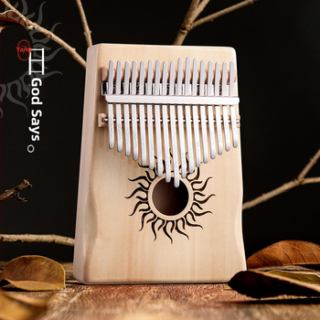 Kalimba Huashu (πιάνο με δάχτυλο) - 17 ήχοι, σφενδάμι, όργανο για αρχάριους
