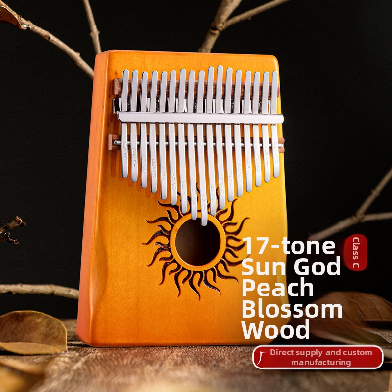 Kalimba Huashu (πιάνο με δάχτυλο) - 17 ήχοι, σφενδάμι, όργανο για αρχάριους