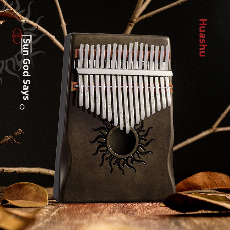 Huashu калимба (пиано за палец) - 17 тона, кленово дърво, инструмент за начинаещи