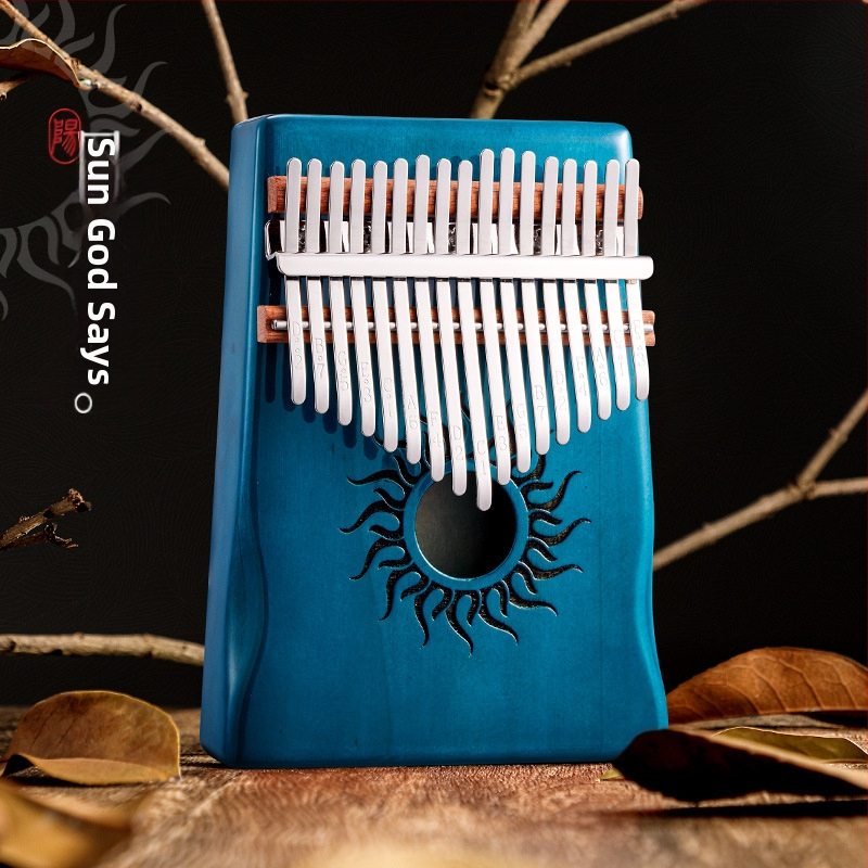 Huashu калимба (пиано за палец) - 17 тона, кленово дърво, инструмент за начинаещи