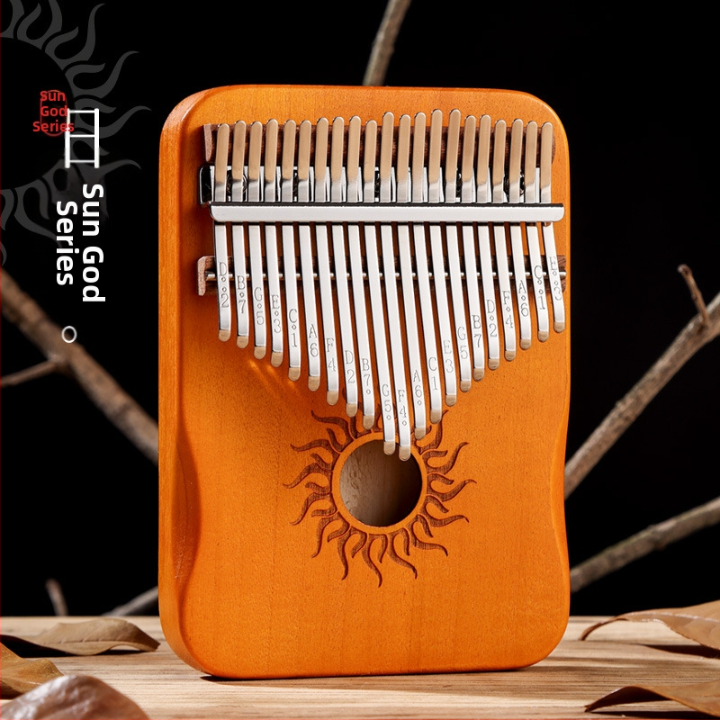 Kalimba Huashu (πιάνο με δάχτυλο) - 17 ήχοι, σφενδάμι, όργανο για αρχάριους