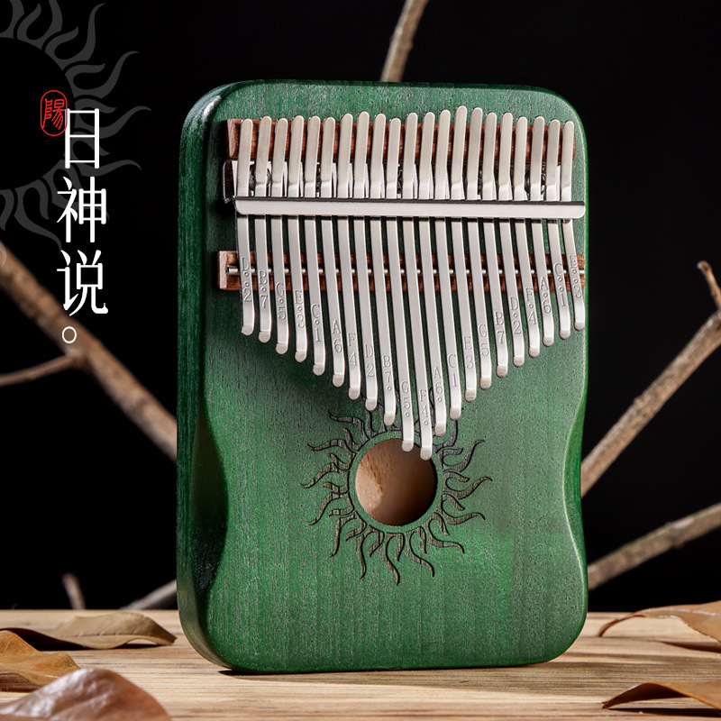 Kalimba Huashu (πιάνο με δάχτυλο) - 17 ήχοι, σφενδάμι, όργανο για αρχάριους