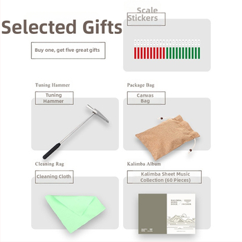 Kalimba Δαχτύλων – Αναβαθμισμένο Κουτί Τύπου Class B, 21 Τόνοι, Φορητό Μουσικό Όργανο με Κάτω Άνοιγμα