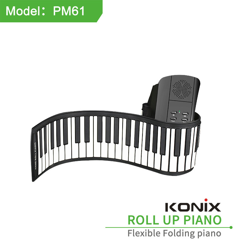 Kehuixing PM61/PM49 Портативно пиано, 61 клавиш, пластмасов материал, 32-гласова полифония