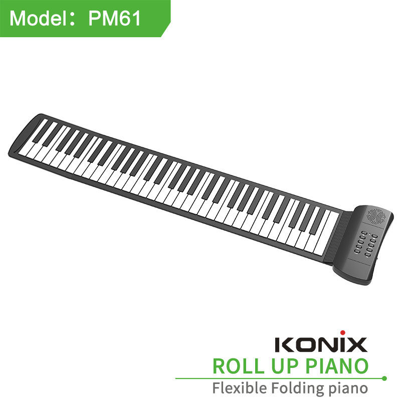 Kehuixing PM61/PM49 Портативно пиано, 61 клавиш, пластмасов материал, 32-гласова полифония